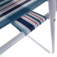 Krzesło turystyczne składane leżak fotel plażowy wzmocnione pasem