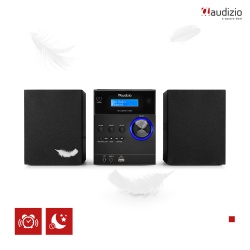Mikrowieża Metz HiFi Audizio Tuner DAB FM odtwarzacz MP3 z USB