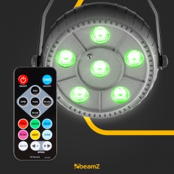 Reflektor Party Par z wbudowaną baterią 6X 2W RGB Beamz