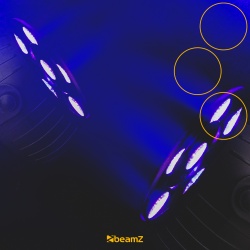 Reflektor Party Par z wbudowaną baterią 6X 2W RGB Beamz