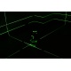 Poziomica laserowa płaszczyznowa laser 16 liniowy zielony krzyżowy 4D
