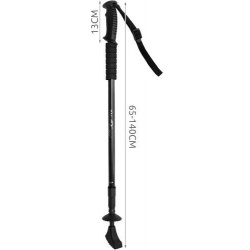 Składane kije trekingowe kijki do nordic walking 2szt + 4 końcówki