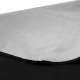 Peleryna fryzjerska wodoodporna fartuch fryzjera 140x100cm czarna