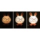 Lampka nocna dla dzieci królik wysokości 23cm 3 tryby jasności LED
