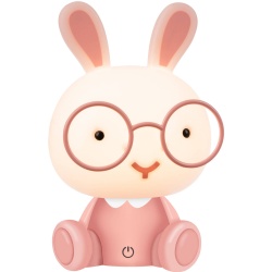 Lampka nocna dla dzieci królik wysokości 23cm 3 tryby jasności LED