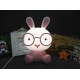 Lampka nocna dla dzieci królik wysokości 23cm 3 tryby jasności LED