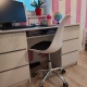 Fotel biurowy dziecięcy młodzieżowy do odrabiania lekcji do biurka