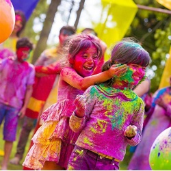 Holi Powder kolorowy proszek na festiwal zestaw 10szt do twarzy