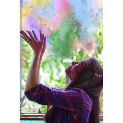 Holi Powder kolorowy proszek na festiwal zestaw 10szt do twarzy