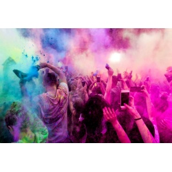 Holi Powder kolorowy proszek na festiwal zestaw 10szt do twarzy