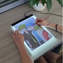 Tablica do szkicowania cienka deska kreślarska kalka A4 LED
