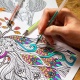 Długopisy żelowe kolorowe brokatowe zestaw artystyczny 140 sztuk 