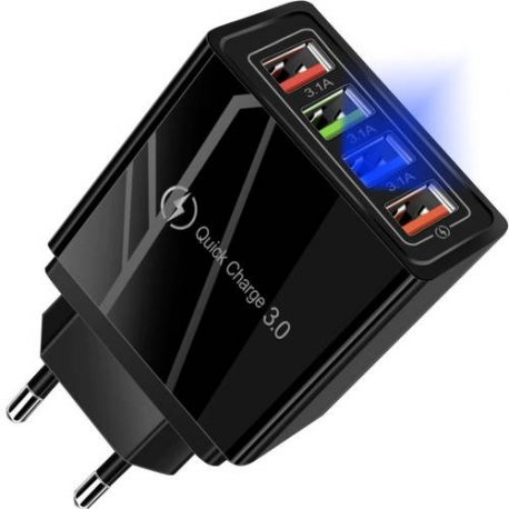 Szybka ładowarka sieciowa 4x USB 3.0 Quick Charge do smartfona