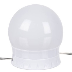 Oświetlenie na lustro lampki LED kule światełka do toaletki makijażu