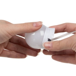 Oświetlenie na lustro lampki LED kule światełka do toaletki makijażu