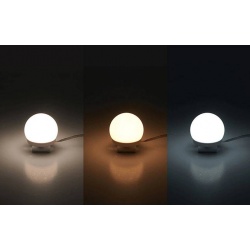 Oświetlenie na lustro lampki LED kule światełka do toaletki makijażu