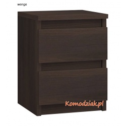 Szafka nocna 40cm z szufladami do postawienia obok łóżka TOMCIO 2S40