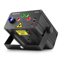 Laser oświetlenie imprezowe Dahib Double RG Gobo z niebieską diodą LED