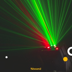 Laser oświetlenie imprezowe Dahib Double RG Gobo z niebieską diodą LED