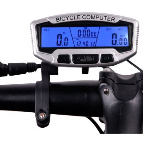 Licznik rowerowy komputer podświetlany ekran LCD wodoszczelny