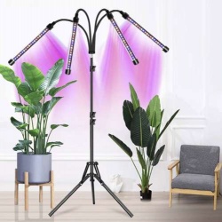 Lampa do wzrostu uprawy roślin panel 80 LED z timerem i pilotem