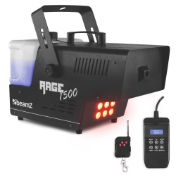 Wytwornica dymu z efektem LED BeamZ Rage 1500LED z pilotami