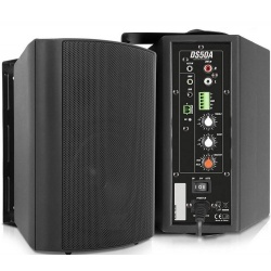 Aktywny zestaw głośników do kawiarni lokalu 2szt DS50AB Bluetooth 100W