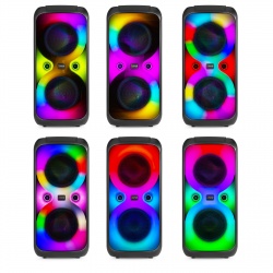 Głośnik imprezowy BoomBox540 z podświetleniem LED Fenton przenośny