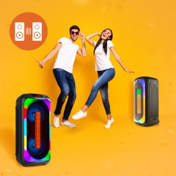 Boombox z akumulatorem głośnik imprezowy BoomBox500 LED Fenton