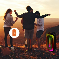 Boombox z akumulatorem głośnik imprezowy BoomBox500 LED Fenton