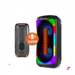 Boombox z akumulatorem głośnik imprezowy BoomBox500 LED Fenton