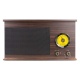 Gramofon z głośnikami Vintage USB, BT, FM drewno RP173 Fenton