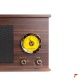 Gramofon z głośnikami Vintage USB, BT, FM drewno RP173 Fenton