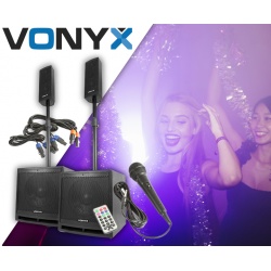 Zestaw nagłośnieniowy Vonyx VX1000BT 2x Subwoofer i kolumny