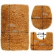 Zestaw dywaników łazienkowych dywanik łazienkowy komplet szary brązowy