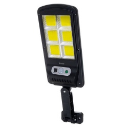 Lampa solarna uliczna 120 LED COB latarnia czujnik zmierzchu ruchu