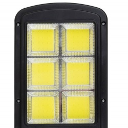 Lampa solarna uliczna 120 LED COB latarnia czujnik zmierzchu ruchu