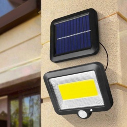 Lampa solarna z czujnikiem ruchu zmierzchu 100 LED halogen