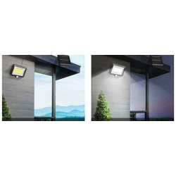 Lampa solarna z czujnikiem ruchu zmierzchu 100 LED halogen