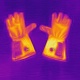 Ogrzewane rękawice skórzane GLOVii grzejące z akumulatorem GIBLXL