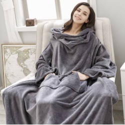 Kocyko szlafrok ciepła bluza oversize kocobluza kocoszlafrok XXXL