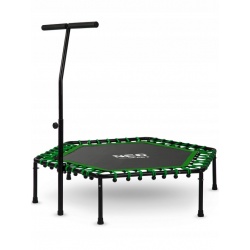 Trampolina fitness z uchwytem do ćwiczeń sportowych w domu sześciokątna