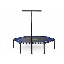 Trampolina fitness z uchwytem do ćwiczeń sportowych w domu sześciokątna