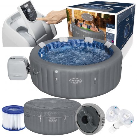 Dmuchane SPA Jacuzzi SANTORINI z ławeczką 10 dysz Bestway 60075