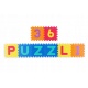 Duże puzzle piankowe 36 elementów literki i cyferki kolorowe