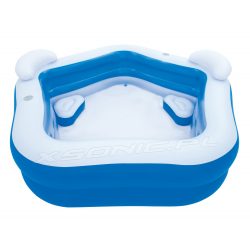 Basen dmuchany pięciokąt 213 x 207 x 69 cm Bestway 54153 z siedzeniami