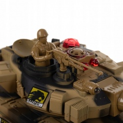 Duży czołg RC zdalnie sterowany War Tank 9993 dźwięki i światła