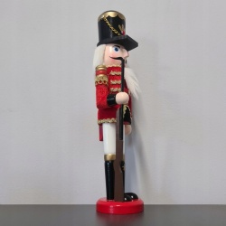 Drewniany dziadek do orzechów figurka świąteczna 30cm dekoracja