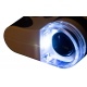 Mikroskop kieszonkowy z klipsem do smartphone Levenhuk Zeno Cash ZC7 oświetlenie LED i ultrafioletowe powiększenie x50
