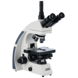 Trójokularowy mikroskop Levenhuk MED 45T głowica trójokularowa